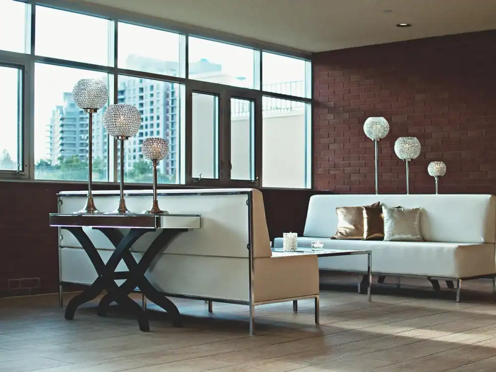 Comfortably heated living room
